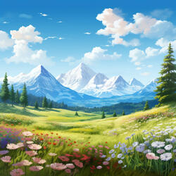 Lazy Day in the Meadow