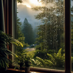 Whispering Raindrops at Dawn