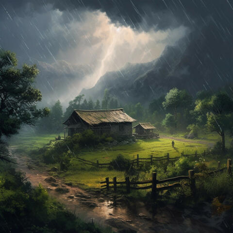 Nature's Thunderous Rainfall Symphony