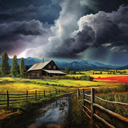 Rustic Raindrop Waltz