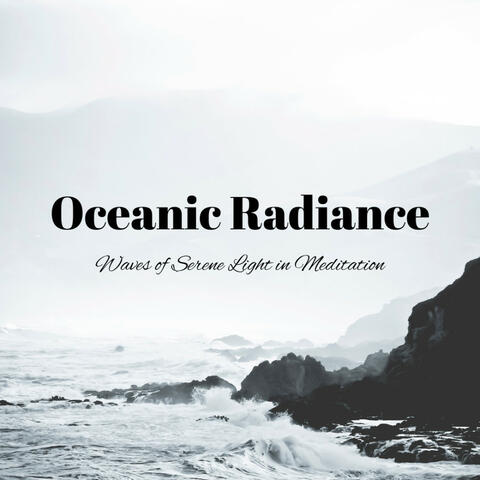 Oceanic Radiance: Waves of Serene Light in Meditation