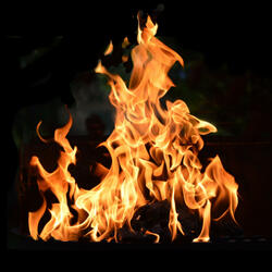 Fiery Heart in Tranquil Dreams