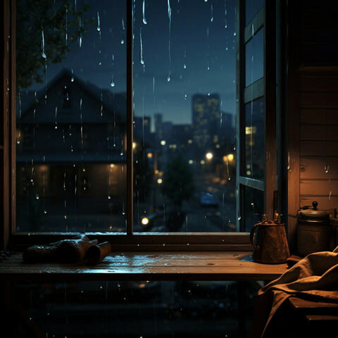 Nocturnal Tranquility: Chill Raindrop Serenades