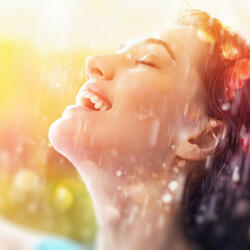 Relaxation Harmony in Light Drizzles