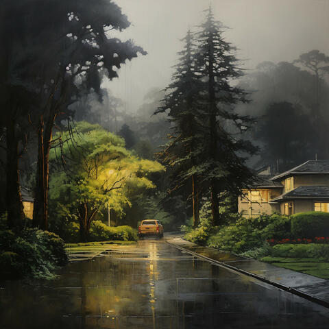 Misty Morning Rainfall: Foggy Elegance