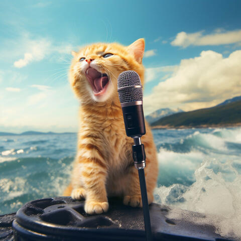 Feline Surf: Ocean Symphony for Cats