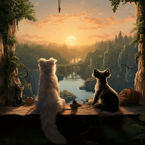 Feline Harmony: Music by the Fire for Your Cat