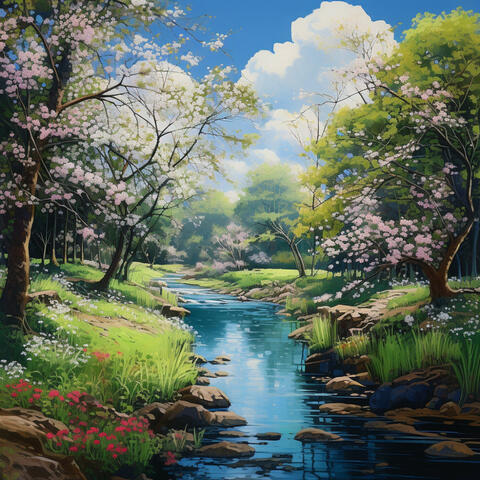 Woodland River Whispers: Peaceful Soundscape