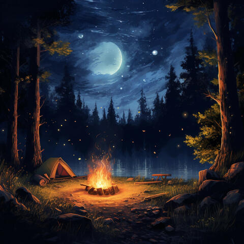 Crackling Flames in the Open Air