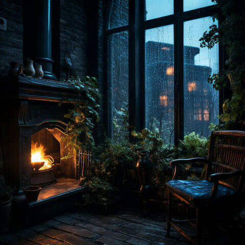 Fireside Serenity: Evening Retreat