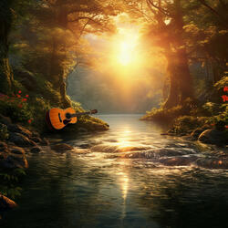 Stream Flowing Deep