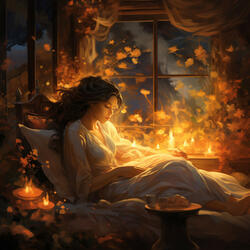 Flames' Flowing Cadence of Serenity