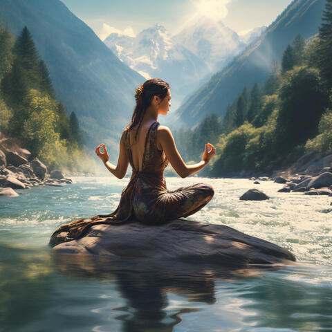 Music for Stress Relief: Flowing River's Yoga Rhapsody