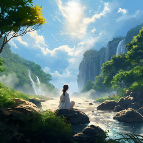 Waterfall Meditation: White Noise Serenity