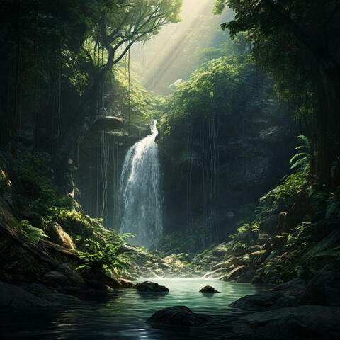 Waterfall Serenity with Birdsong Ambience