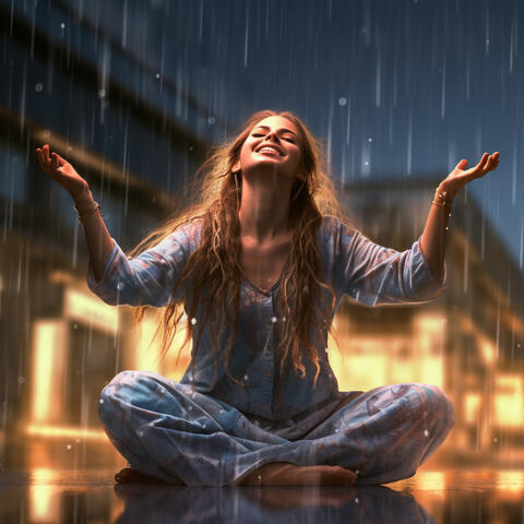 Raindrop Massage Refrain: Music in the Rain