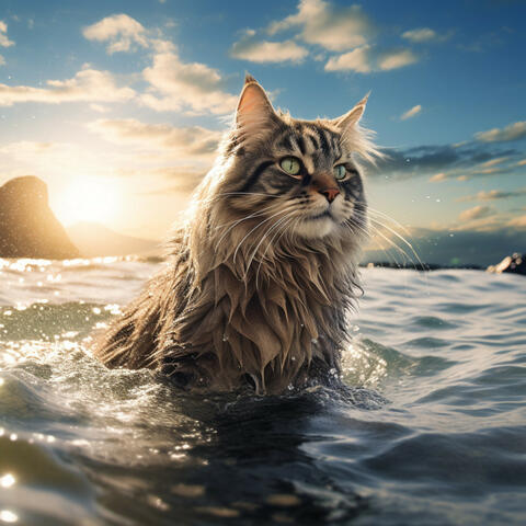 Deep Ocean Ballad for Content Kitties: Music by the Ocean