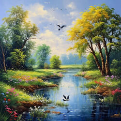 Rhythms of the Flowing River