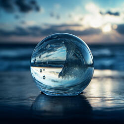 Harmonic Reflections by the Tide