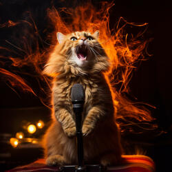 Flame Feline Calm