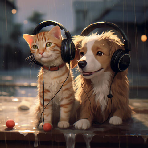Pets Rain: Playful Droplet Chorus
