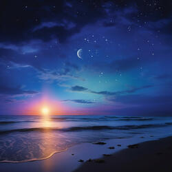 Reflective Rhythms of Ocean