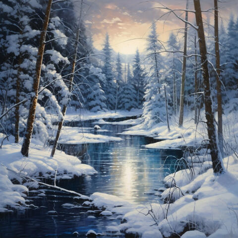 Icy Waterscapes: Winter Stream Ambience