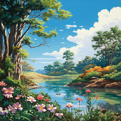 Gentle Stream's Whispered Wisdom