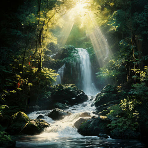 Flowing Frequencies: Binaural Harmony by the Waterfall