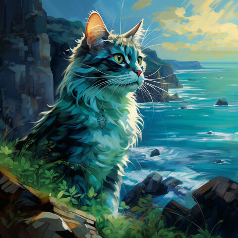 Music for Breezy Cats: Oceanic Melodies