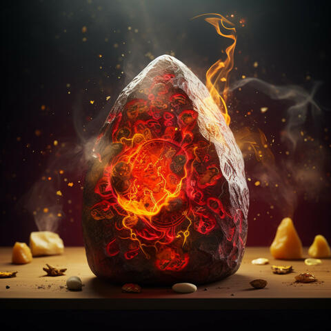 Tranquil Blaze Harmonies: Meditative Music by the Fire