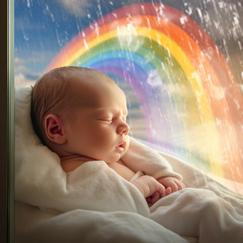Rainy Baby Euphoria: Baby's Serene Playtime Gentle Showers