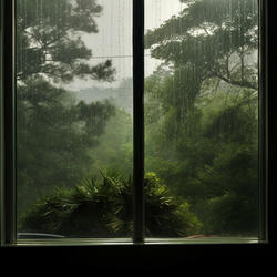 Armonizando Con Las Gotas De Lluvia De La Naturaleza