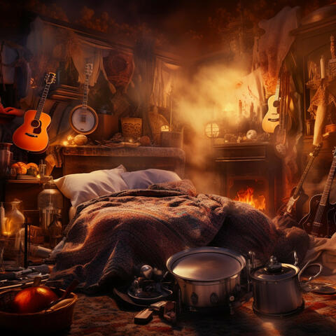Fire Slumber: Tranquil Night Harmonies
