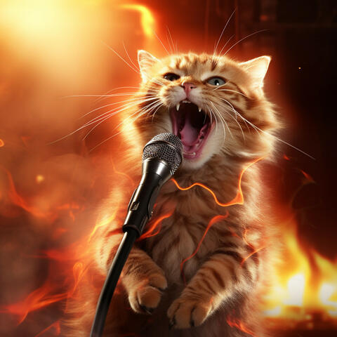 Fire Cats: Feline Flame Melodies