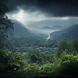 Office Raindrops Beat Calmly