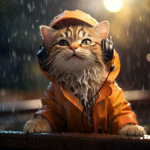 Feline Rain in Binaural: Gentle Drizzle Tones