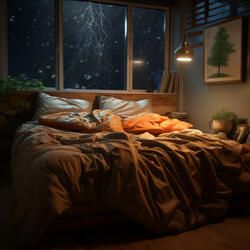 Binaural Rain Soothing Sleep