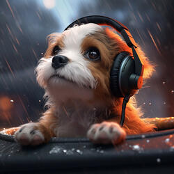 Dog Harmony Rain Melody