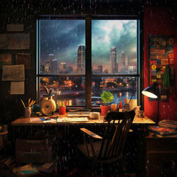 Melodic Office Rain Harmony