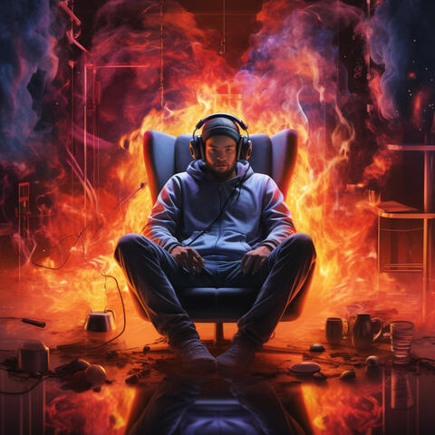 Binaural Tranquility: Fire Relaxation Melodies