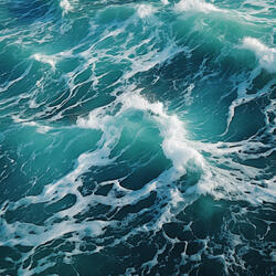 Mindful Ocean Wave Serenity