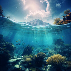 Meditative Tranquility Underwater Calm