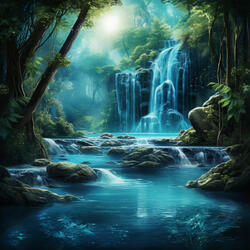 Melodic Tranquility by the Stream