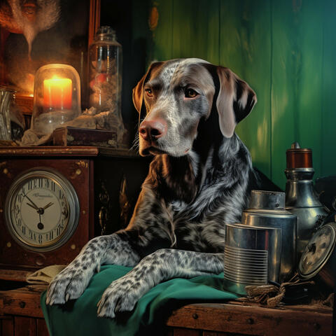 Canine Melodies: Fireplace and Music for Your Pooch