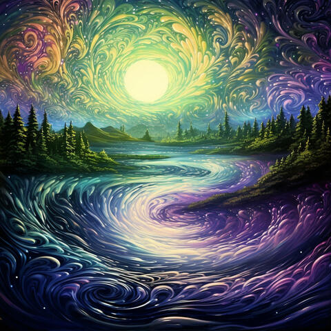 Flowing Focus: Harmonic River Patterns