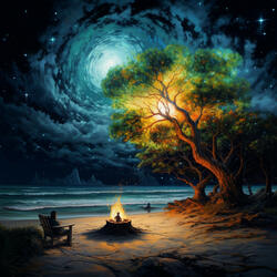 Learning amidst Harmonic Flames