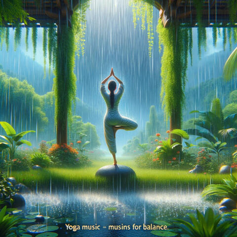 Serene Showers of Rain: Yoga Music for Balance