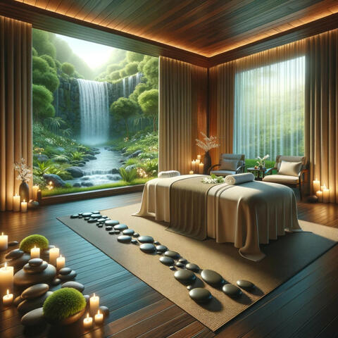 Cascading Melodies: Water Infused Music for Massage