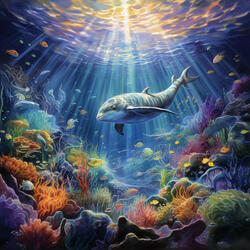 Ocean Currents Flowing in Rhythm